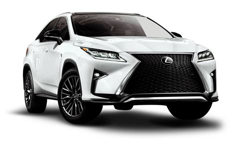 Lexus RX 350 F White Car PNG Image - PngPix