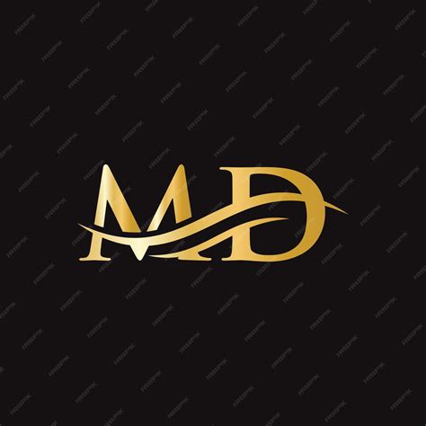 Premium Vector | Md linked logo for business and company identity ...