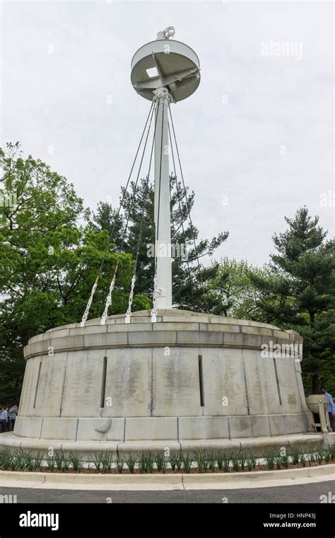 USS Maine Memorial Arlington Cemetery Virginia United States Stock Photo - Alamy