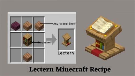 Minecraft Guide: How to Make a Lectern? - My Otaku World