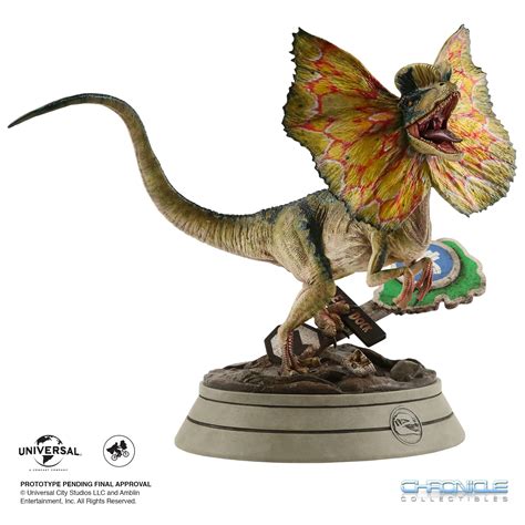 Jurassic Park - Dilophosaurus Statue by Chronicle Collectibles - The Toyark - News