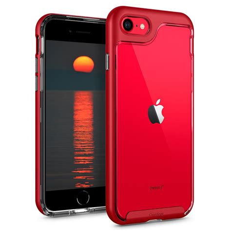 iPhone SE 2020 Case, Caseology Skyfall for Apple iPhone SE 2020 / iPhone 8 / iPhone 7 - Red ...