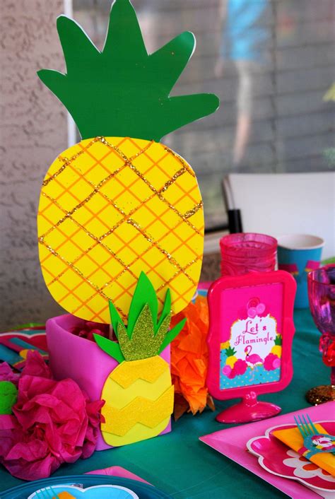 FLAMINGO Party- Hawaiian Luau- Luau- Printables- Pink Flamingo- Girl Birthday Party- Summer ...