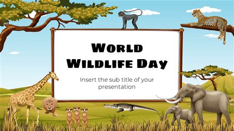 World Wildlife Day Free Google Slides Theme and PowerPoint Template