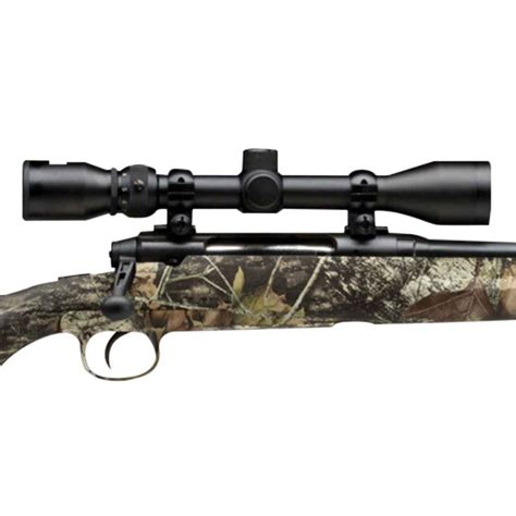 Savage Arms Axis XP Compact Scoped Black/Camo Bolt Action Rifle - 243 Winchester - Mossy Oak ...