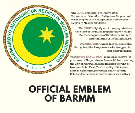 OFFICIAL LOGO OF BARMM - BARMM Official Website