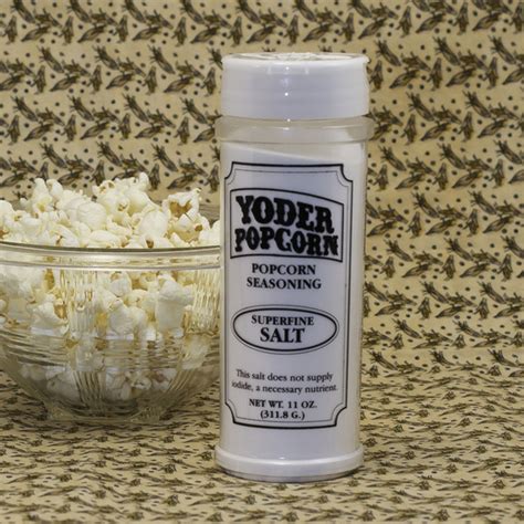 Yoder Superfine White Salt - Yoder Popcorn