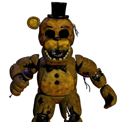 Withered Golden Freddy (EDIT) by JetFox89 on DeviantArt