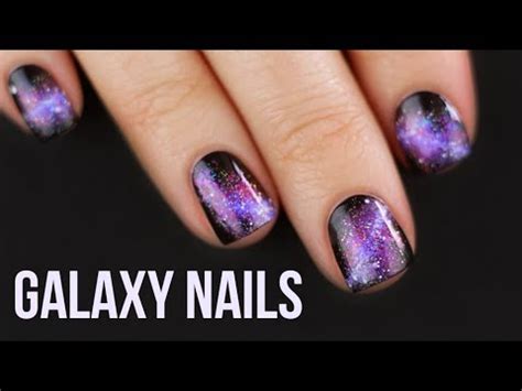 EASY HOLO GALAXY NAIL ART DESIGN DIY || KELLI MARISSA - YouTube