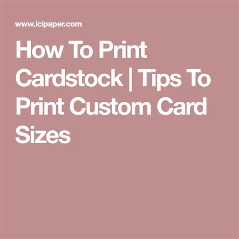 How To Print Cardstock | Tips To Print Custom Card Sizes | Custom cards ...