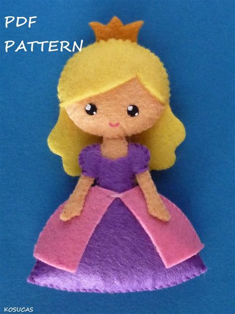 Felt Toys Patterns, Doll Clothes Patterns, Pdf Sewing Patterns, Stuffed Toys Patterns, Sewing ...