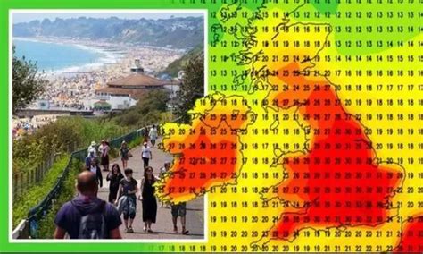 Sussex weather: New weather maps predict when temperatures will hit 30C ...