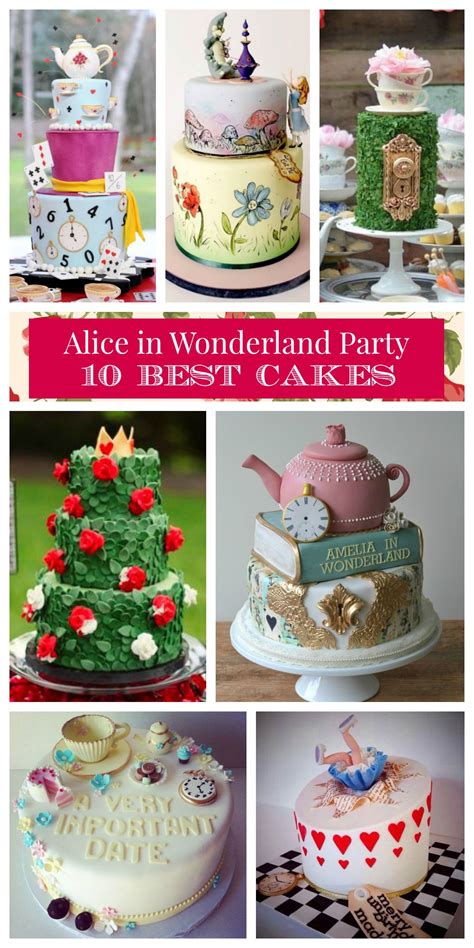 Alice in Wonderland Party Cake Recipe Best 10 Ideas Easy Simple ...