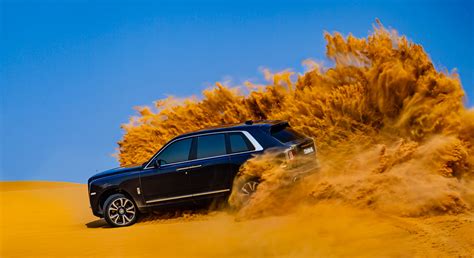 Watch the Rolls-Royce Cullinan Do Some Desert Flogging