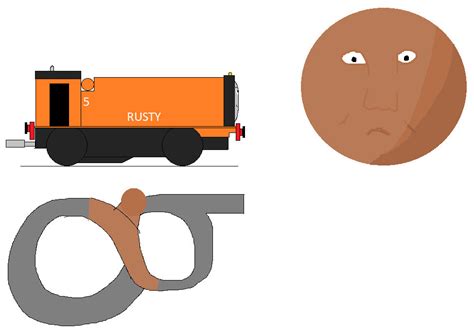 Rusty And The Boulder New Trackmaster by Thomasandhiscu on DeviantArt