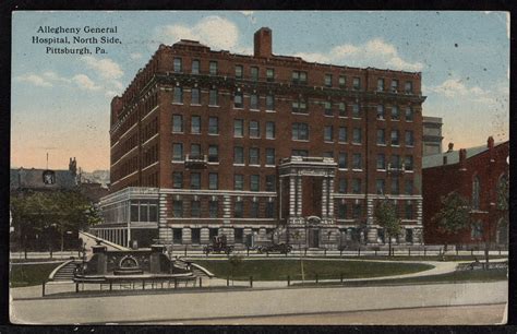 Allegheny General Hospital, North Side - 1908