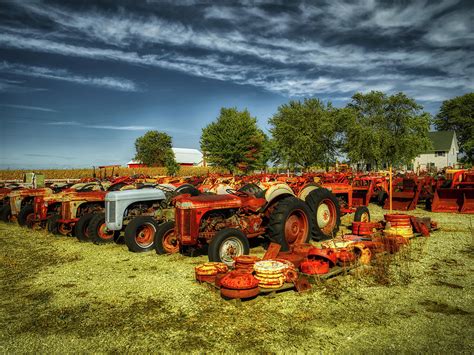 Tractor Junkyard Photograph by Mountain Dreams - Fine Art America