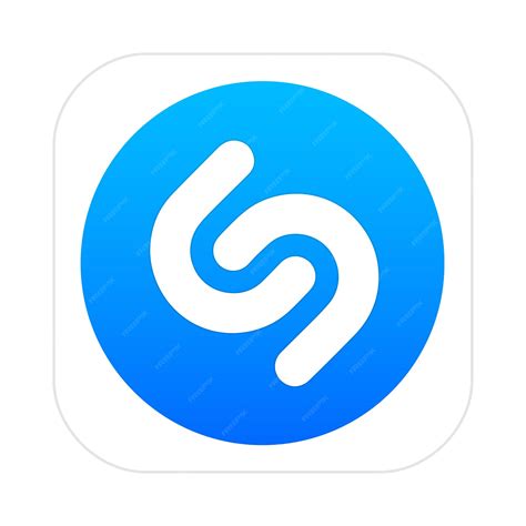 Premium Vector | Shazam app icon app that can identify music