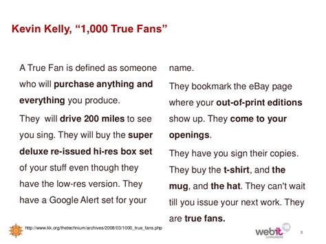 Kevin Kelly, “1,000 True Fans”