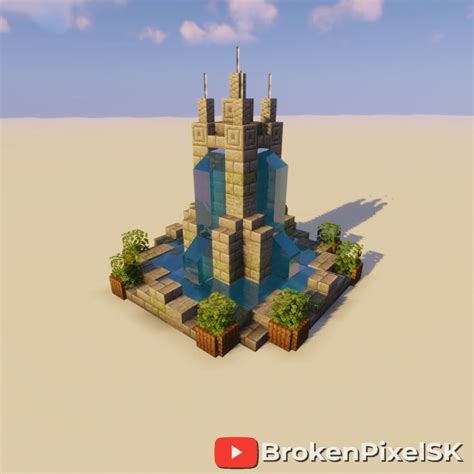 Medieval Fountain | Minecraft fountain, Minecraft projects, Minecraft creations