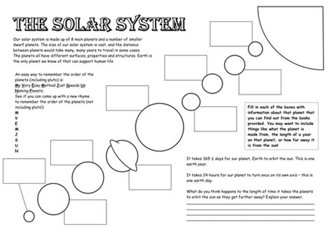 The Solar System by TashS85 - Teaching Resources - Tes