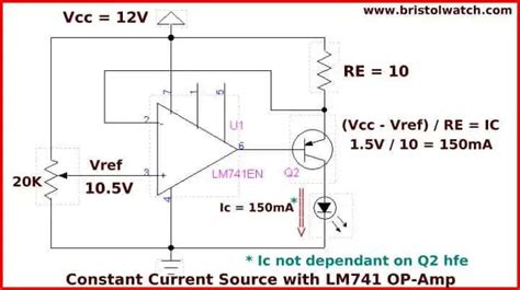 LM334, LM317, TL431 Constant Current Circuits