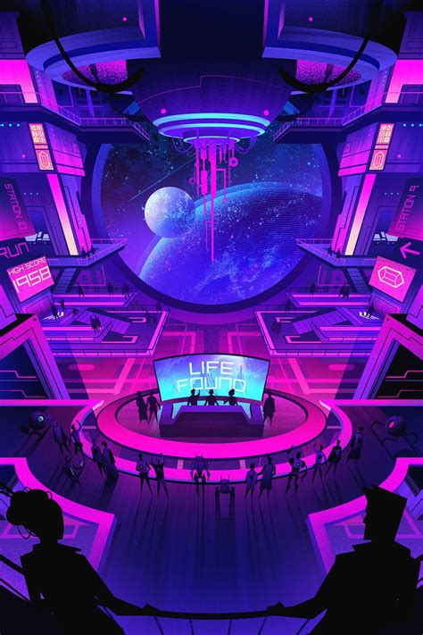 Astral Arcade | Futuristic art, Cyberpunk aesthetic, Futuristic city