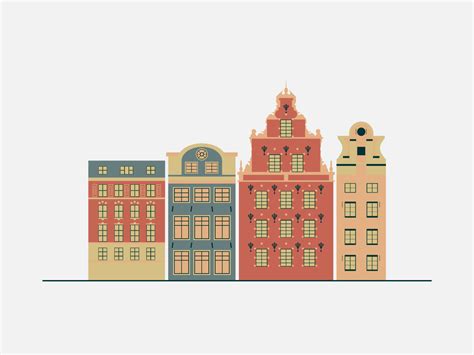 Gamla Stan - Stockholm, Sweden Illustration by kieron kevan on Dribbble