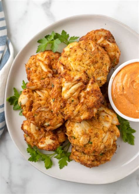 Air Fryer Crab Cakes (Maryland-Style) - Striped Spatula