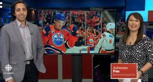 Talking Oilers on the CBC Edmonton News (TV) | The SuperFan