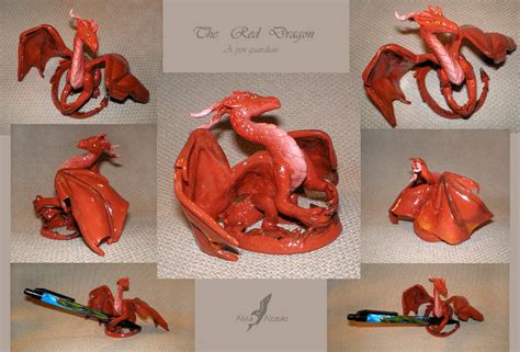 Red dragon sculpture by AlviaAlcedo on DeviantArt