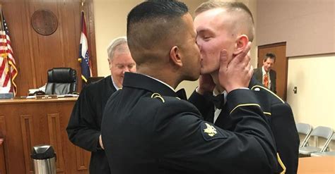 Gay Military Couple Opens Up About This Beautiful Kiss Seen Around The World | HuffPost