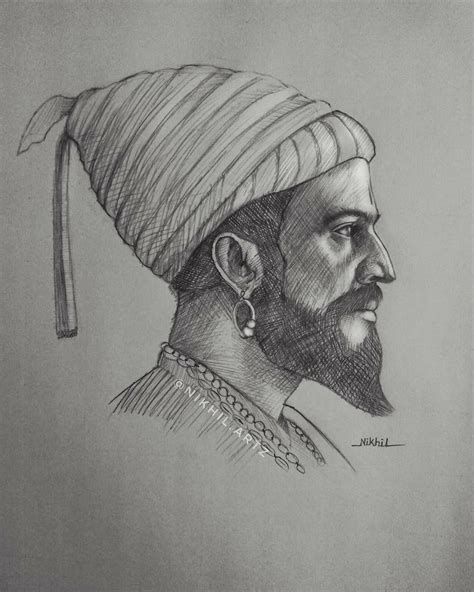 Shivaji Maharaj Drawing Photo Download - How To Draw Shivaji Maharaj Sketch At Drawing Tutorials ...