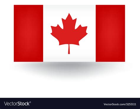 Canadian flag Royalty Free Vector Image - VectorStock