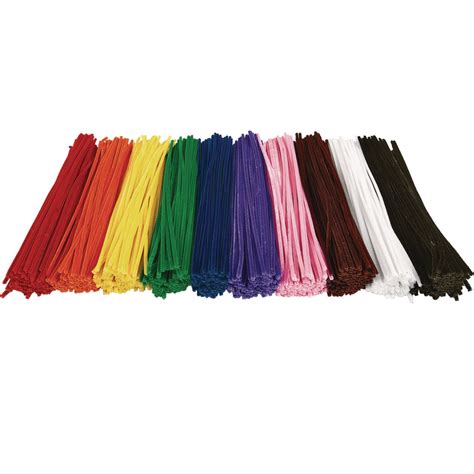 Assorted Colors Pipe Cleaners - Pack Of 1000