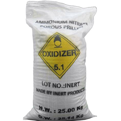 25 Kg Ammonium Nitrate Fertilizer Bag (Filled) - Inert Replica - Inert ...