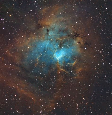 Like a beckoning oasis in deep space, nebula NGC 1491 glows beautifully ...