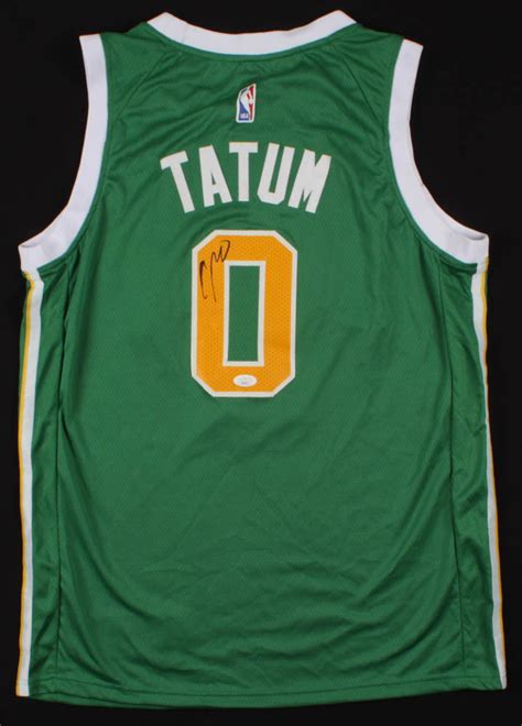 Jayson Tatum Signed Celtics Jersey (JSA COA) | Pristine Auction