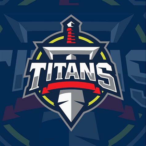 Premium Vector | A logo for a game called titans