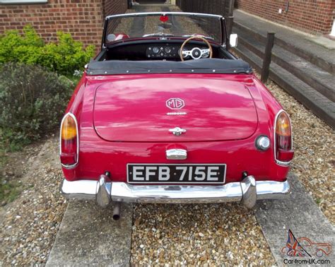 1967 MG MIDGET MkIII Extensive restoration in 1996 Photo file to show