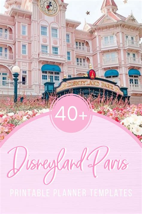 Disneyland Paris Printable Planner Templates Disneyland Paris Vacation ...