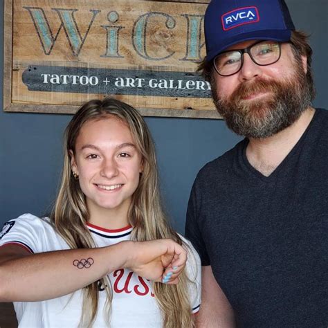 Grace got an Olympic rings tattoo : r/Gymnastics