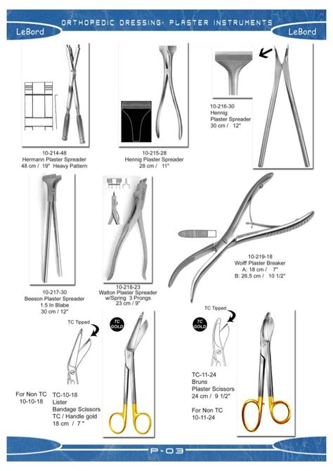 Orthopedic Surgical Instruments Pictures And Names Pdf - PictureMeta