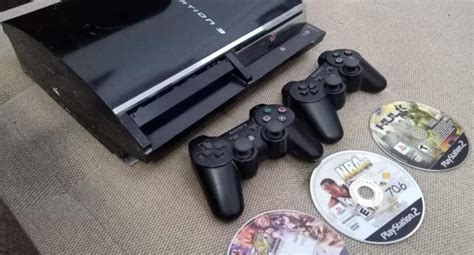 PS3 Pro with 2 controllers and 3 CDs for sale – Quixells