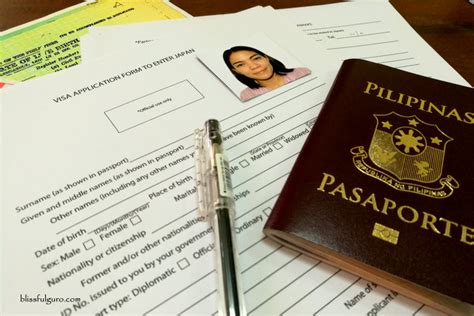 How to Apply Japan Tourist Visa in the Philippines ~ Updated - blissfulguro