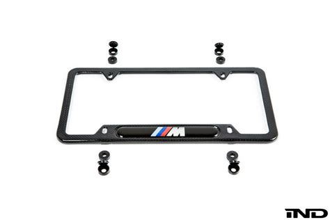 BMW M Carbon Fiber License Plate Frame - iND Distribution