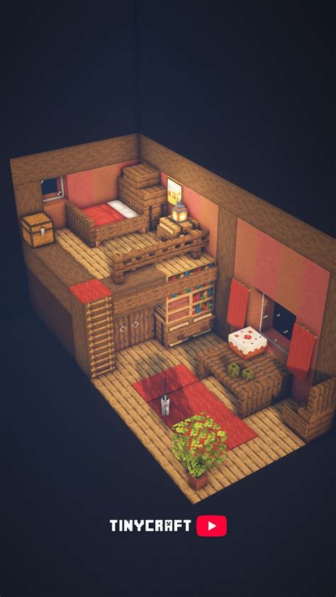 Cozy Cottage Interior in Minecraft