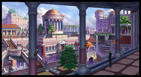 Olympic Palace | Fantasy landscape, Ancient greek, Palace