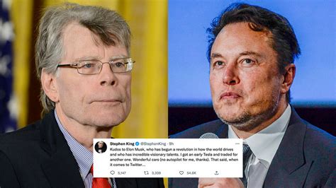 Stephen King has another very blunt response to Elon Musk's Twitter ...