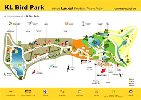 KL Bird Park - world's largest free-flight walk-in aviary